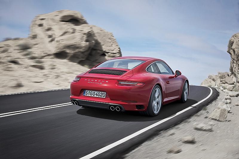 Porsche 911 Modellpflege 2016 - steht auf der Frankfurter IAA
