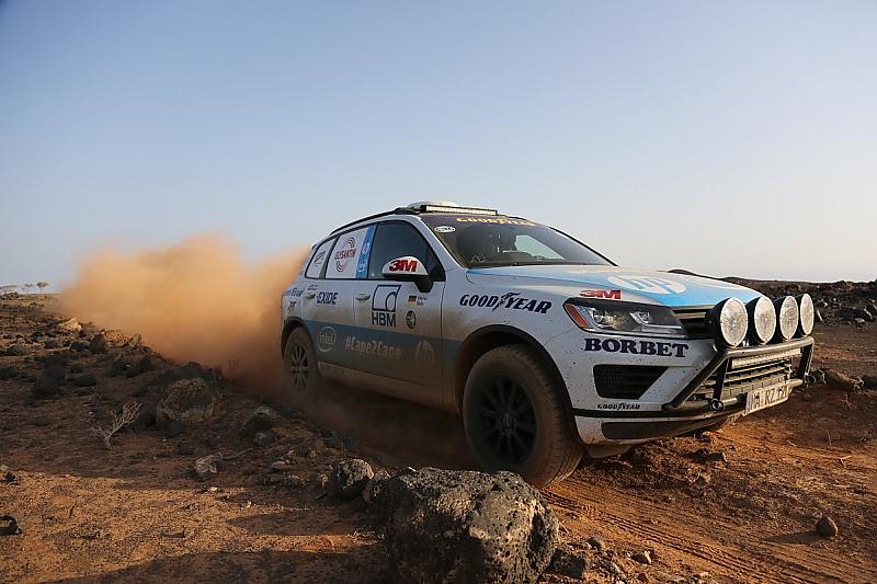 Weltrekordtour Kap zu Kap im VW Touareg 2015