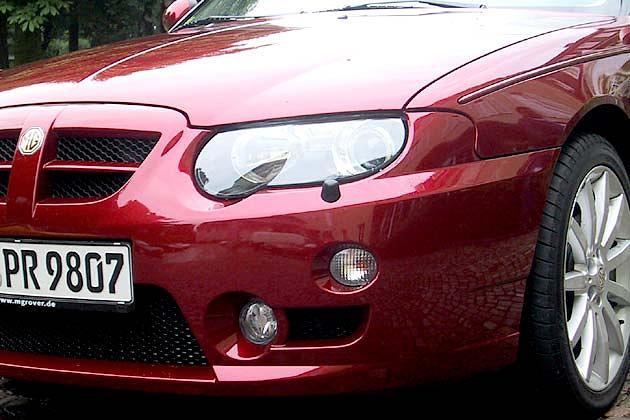 MG-Front: Sportlicher Look als Gegenpart zum edlen 75