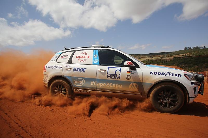 Weltrekordtour Kap zu Kap im VW Touareg 2015