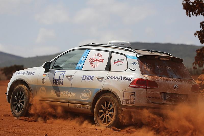 Weltrekordtour Kap zu Kap im VW Touareg 2015