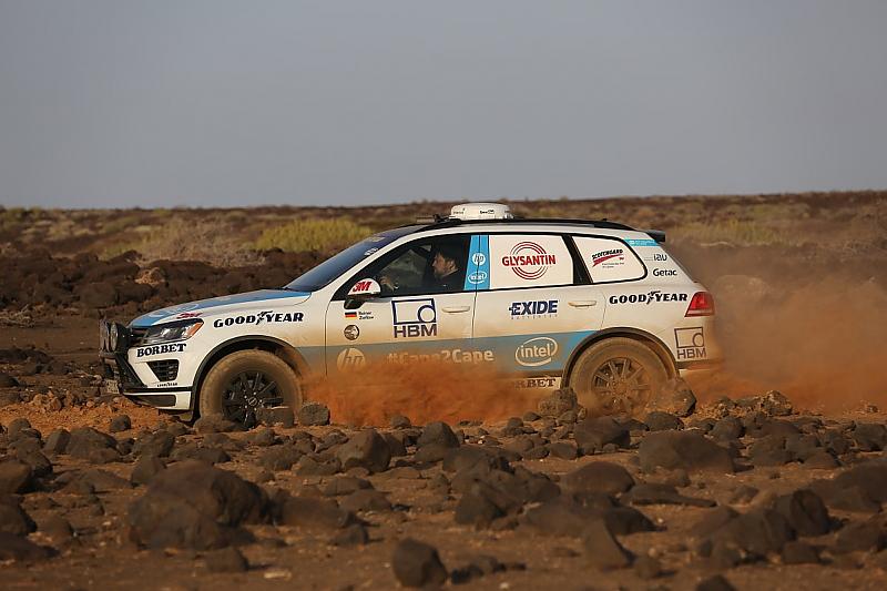 Weltrekordfahrt Kap zu Kap im VW Touareg 2015
