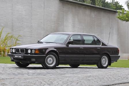 Palette der BMW 7er seit 1977