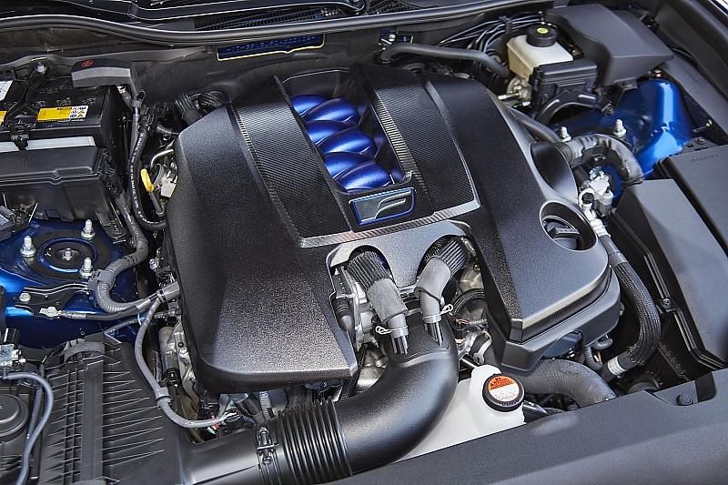 5,0 Liter Hubraum hat der V8-Benzinmotor des Lexus GS F.