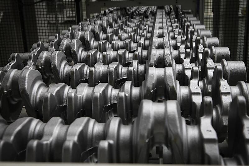 Kurbelwellen-Produktion bei GAZ in Nischnij Nowgorod