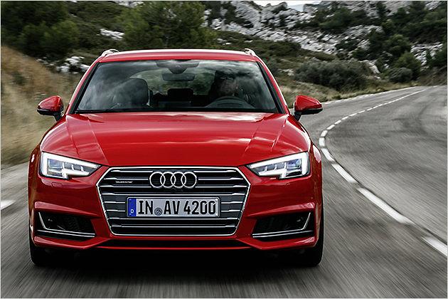 Smarte Lichtgrafik, großer Grill, scharf gezeichnete Front: So sieht ein Audi aus