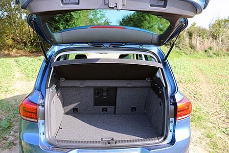 Der Kofferraum des VW Tiguan bietet genügend Platz für alle Herausforderungen des Alltags.