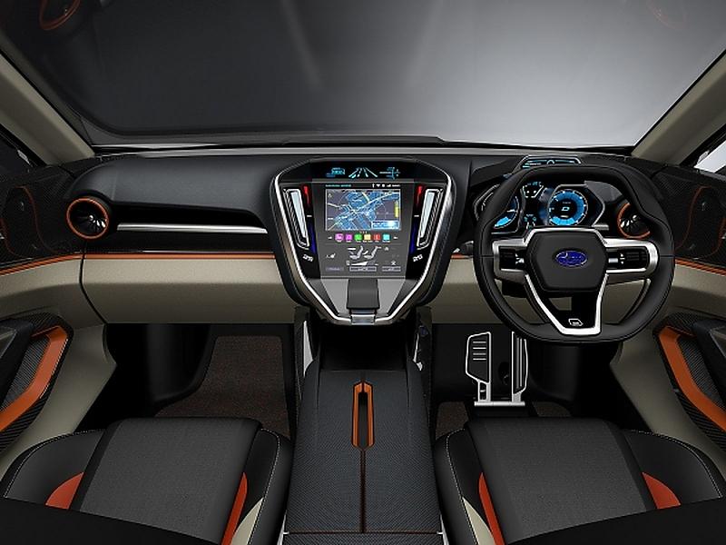 Das Cockpit des Subaru VIZIV Future.