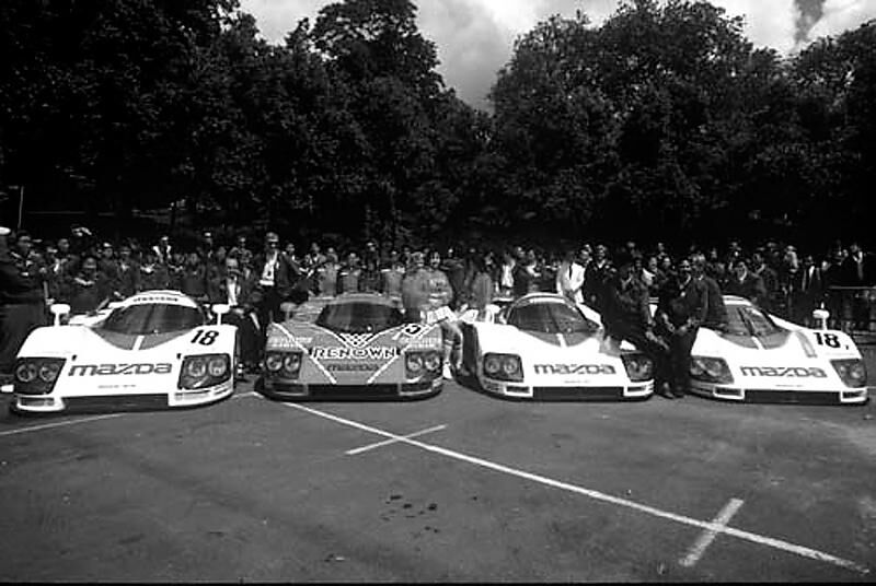 Mazda 787B in Le Mans 1991