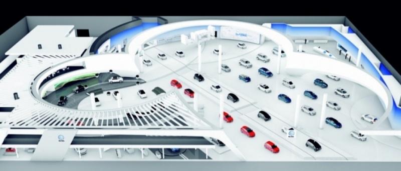 VW Messestand auf der IAA 2011