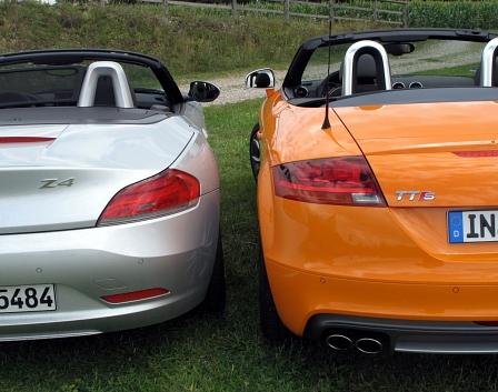 Vergleich Audi TT S Roadster - BMW Z4 sDrive 28i