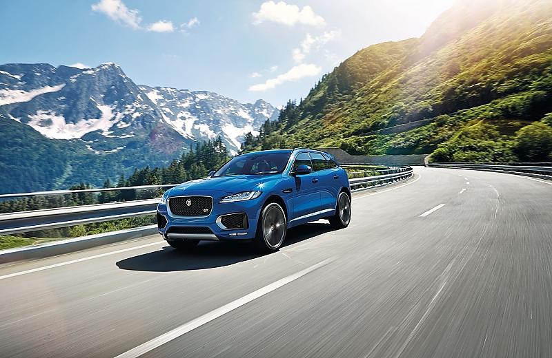 Der Jaguar F-Pace feiert in Frankfurt seine Weltpremiere.