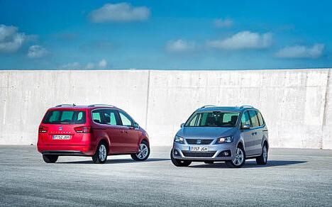 Dynamisches Duo: Den Seat Alhambra gibt es mit aktuellen Euro 6 Motoren.