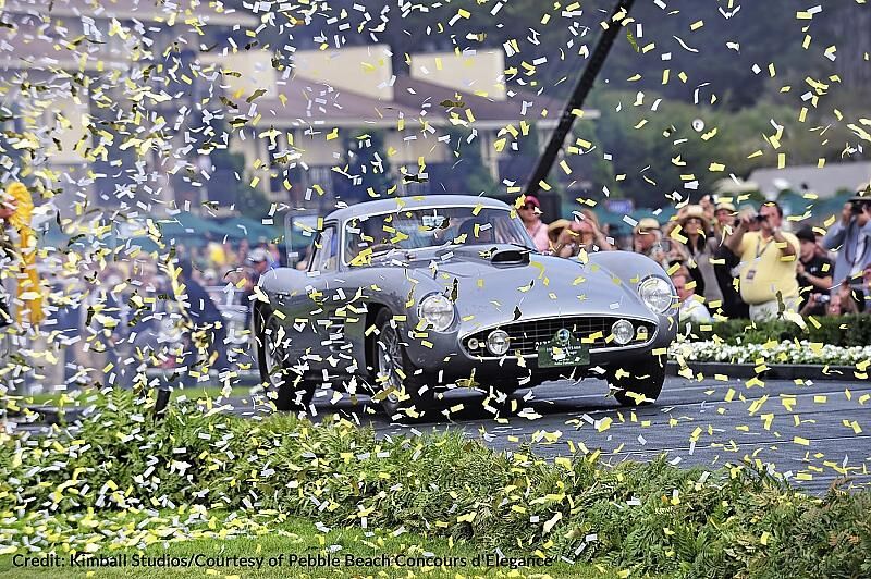 Sieger des Pebble Beach Concours 2014 ein Ferrari 375 MM