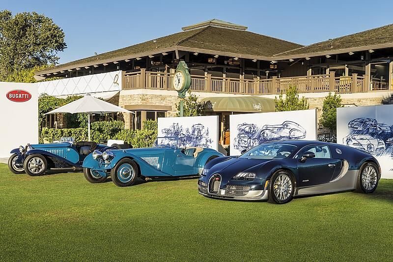 Bugatti in Pebble Beach 2015