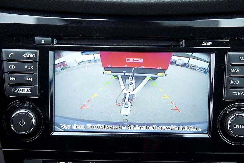 Der Nissan X Trail 1.6 DIG-T hat genug Kraft, um einen Anhänger zu ziehen