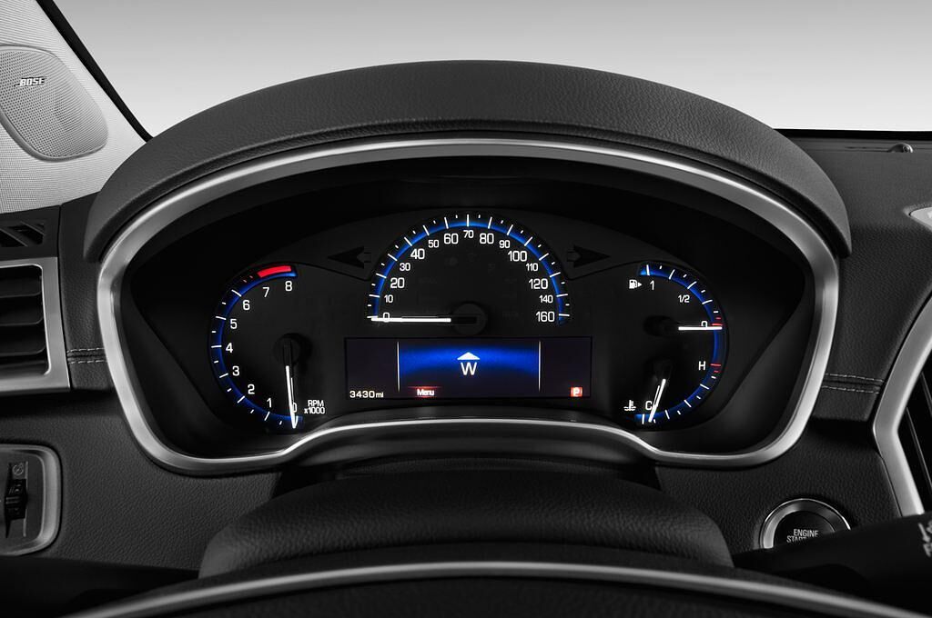 Cadillac SRX (Baujahr 2011) Elegance 5 Türen Tacho und Fahrerinstrumente