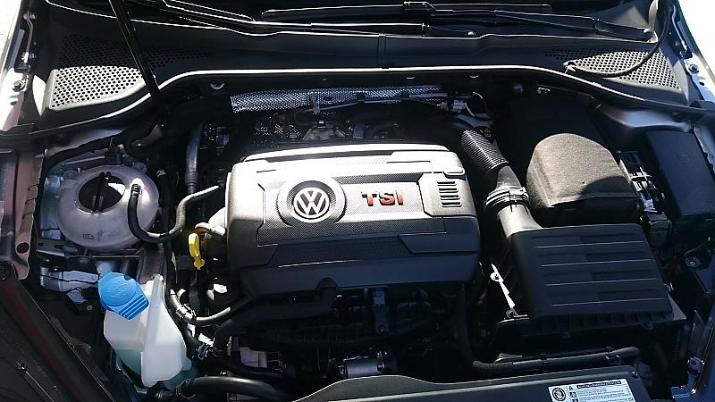 Das 2,0 Liter große Vierzylinder-Triebwerk des VW Golf GTI Clubsport.