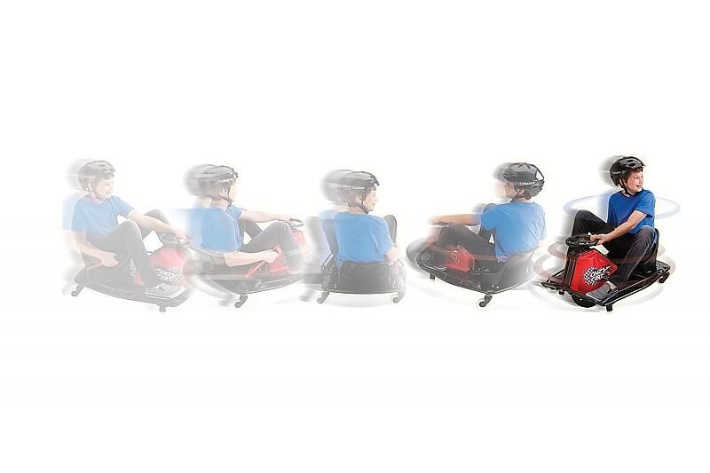Driften ist kinderleicht im Razor Crazy Cart.
