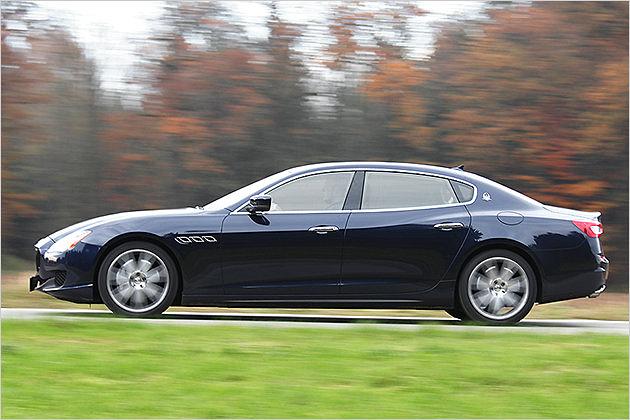 Der Quattroporte ist stattliche 5,26 Meter lang