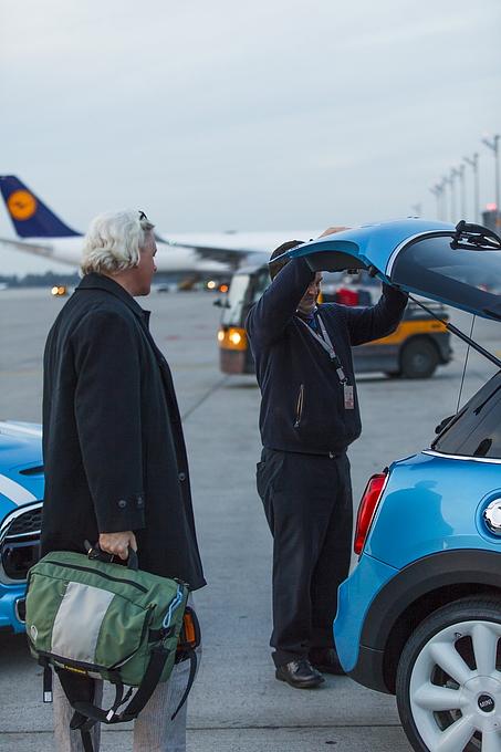 Mini am Münchner Flughafen