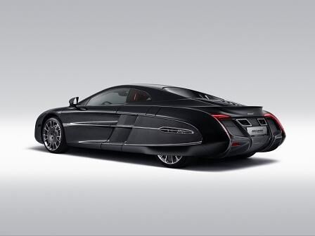 Die Hinterreifen des Mclaren X-1 sind verdeckt