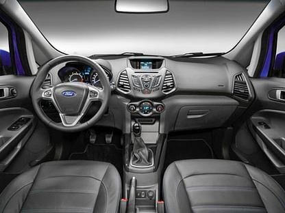Freudlos: Der Innenraum des EcoSport ist ein wenig trist.