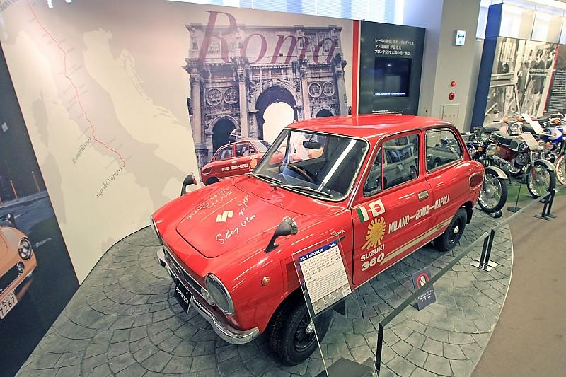 Dieser Suzuki Fronte 360SS schaffte auf 750 Kilometern zwischen Mailand und Neapel eine Durchschnittsgeschwindigkeit von 122,4 km/h.