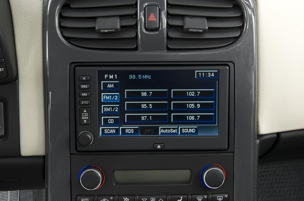 Chevrolet Corvette (Baujahr 2011) Corvette 2 Türen Radio und Infotainmentsystem