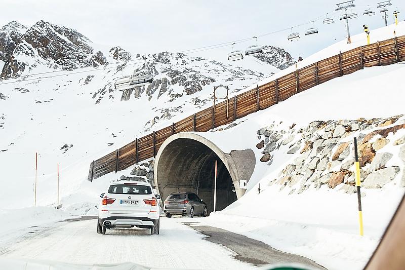 In diesem Tunnel wurde der James-Bond-Film \"Spectre\" gedreht