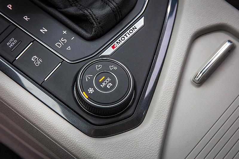 VW Tiguan 2.0 TSI 4motion - hier werden die Fahrprogramme eingestellt