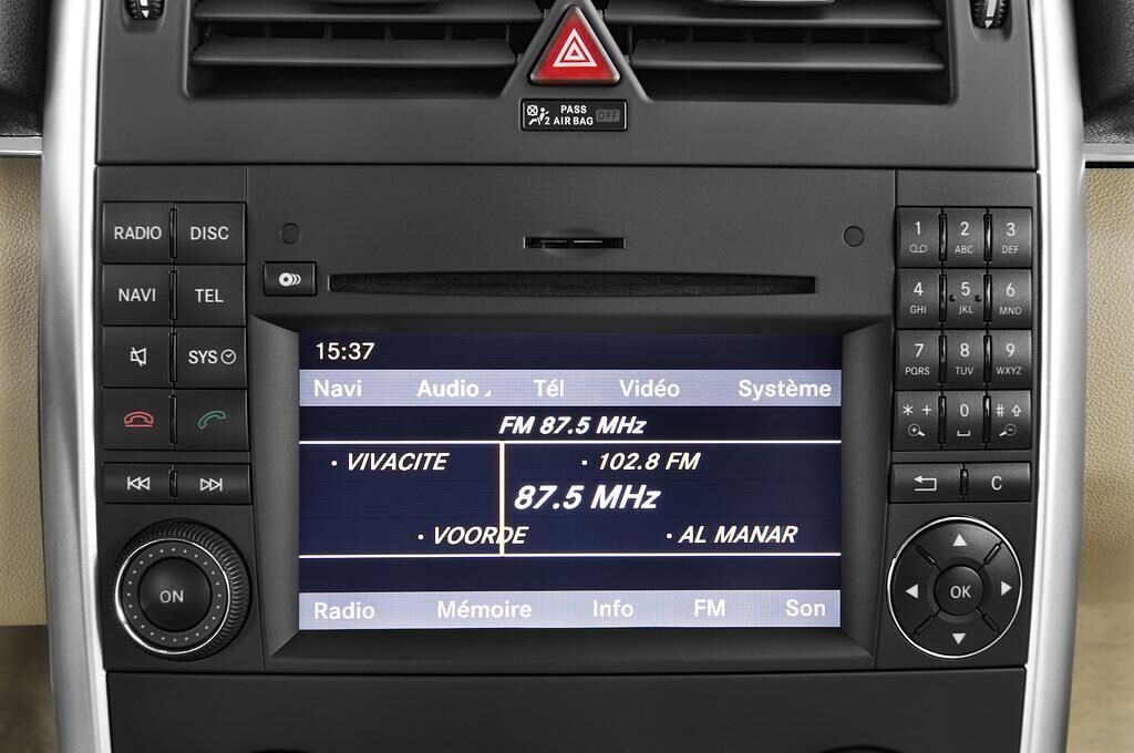 Mercedes B-Class (Baujahr 2011) - 5 Türen Radio und Infotainmentsystem