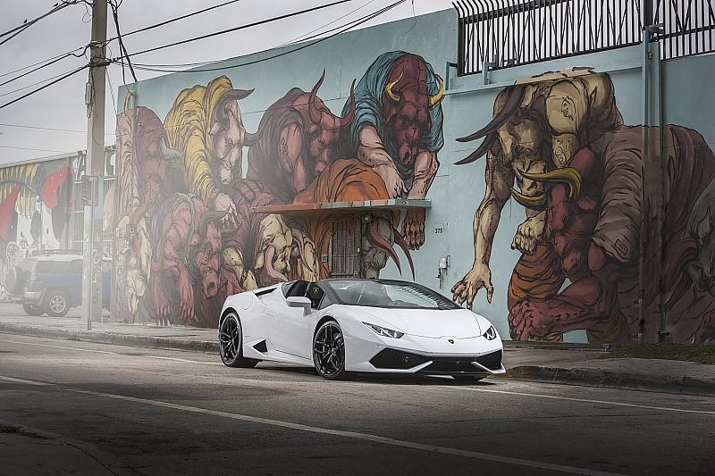 Lamborghini Huracan LP 610-4 Spyder - fällt auf, wie ein bunter Hund