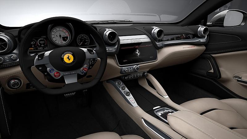Das neue Cockpit des Ferrari GTC 4 Lusso