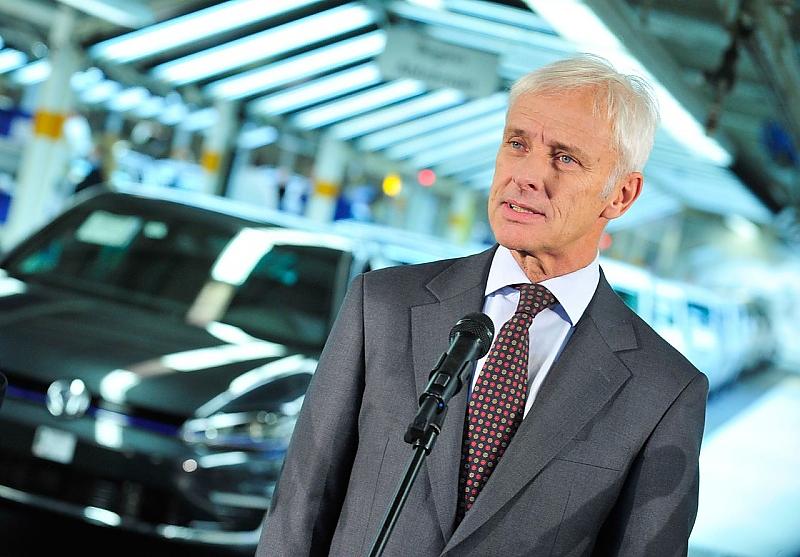 Matthias Müller kann zum ersten Mal während seiner Amtszeit als VW-Chef etwas durchatmen