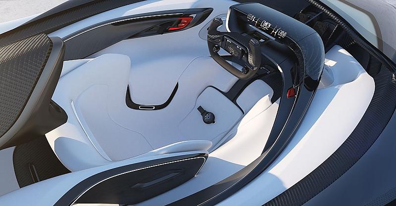 Das Interieur ist futuristisch