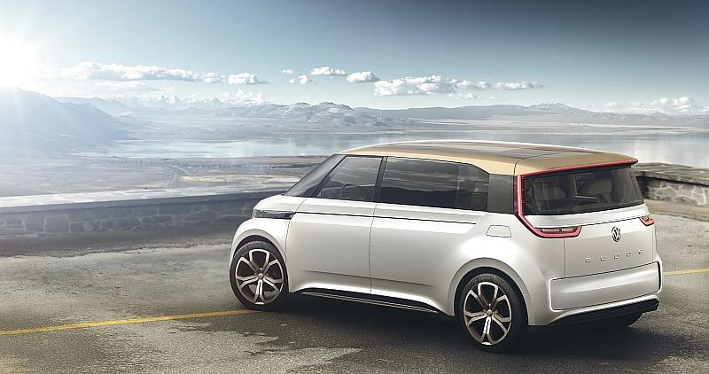 Studie des VW Budd-e auf der CES 2016 in Las Vegas
