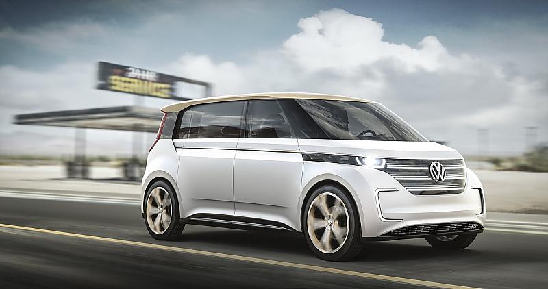 Studie des VW Budd-e auf der CES 2016 in Las Vegas