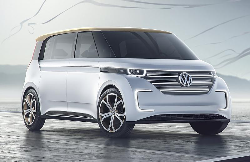 Studie des VW Budd-e auf der CES 2016 in Las Vegas