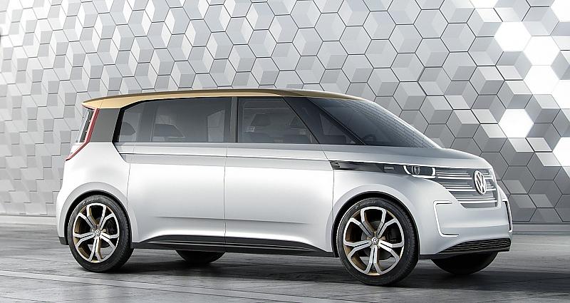Studie des VW Budd-e auf der CES 2016 in Las Vegas