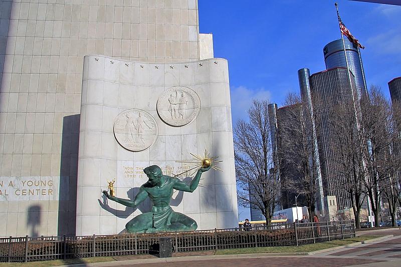 Die Spirit of Detroit.
