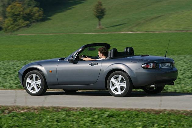 Die ausgestellten Radhäuser sind ein markantes Merkmal des neuen MX-5
