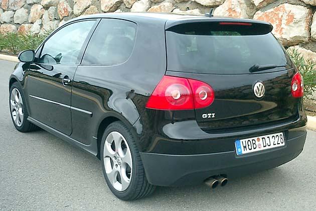 Deutliche Sprache: GTI-Schriftzug