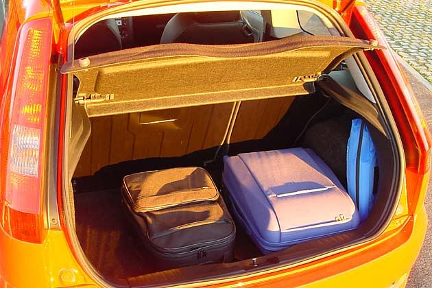 Der 268 Liter große Kofferraum
