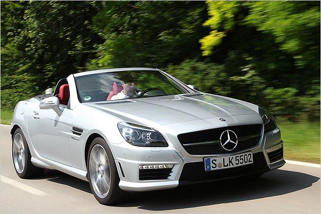 Der stärkste SLK kommt mit dem typischen AMG-Gesicht
