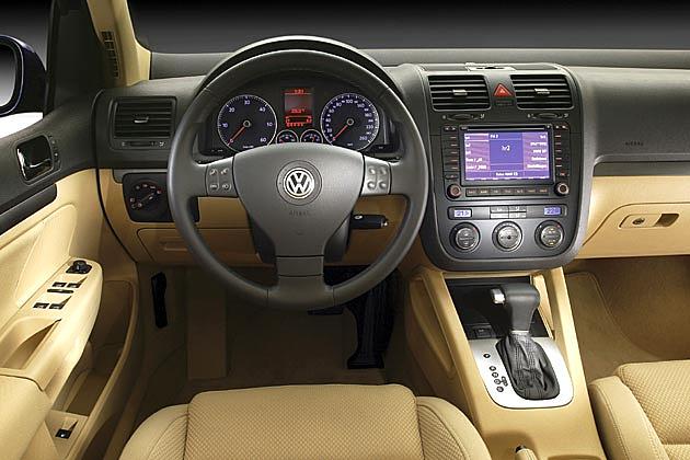 Zum Vergleich: Cockpit des Golf