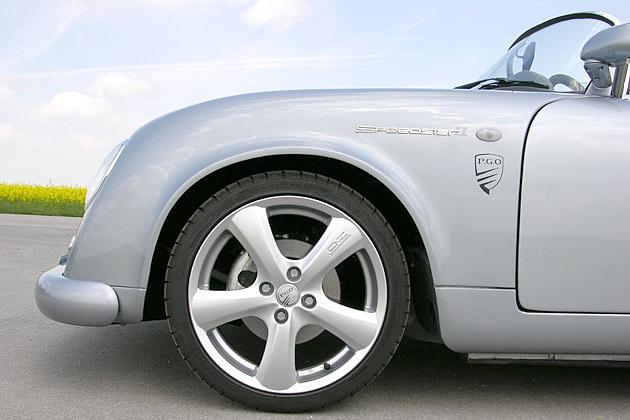 Vorne wie hinten ist der Speedster II mit Bremsscheiben ausgerüstet