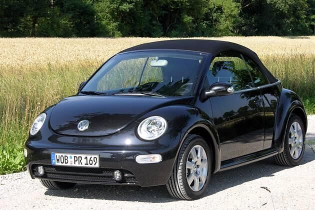 Geschlossen sieht der Beetle nicht ganz so schön aus wie offen