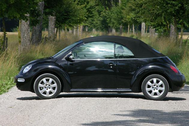 Aber auch mit Stoffhaube sieht das Cabrio noch gut aus