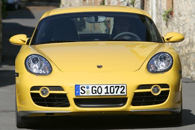 Dem Boxster sehr ähnlich: Die Cayman-Front